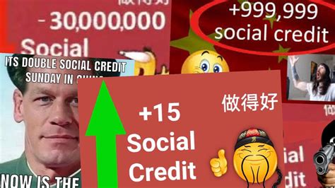 social credit score meme.